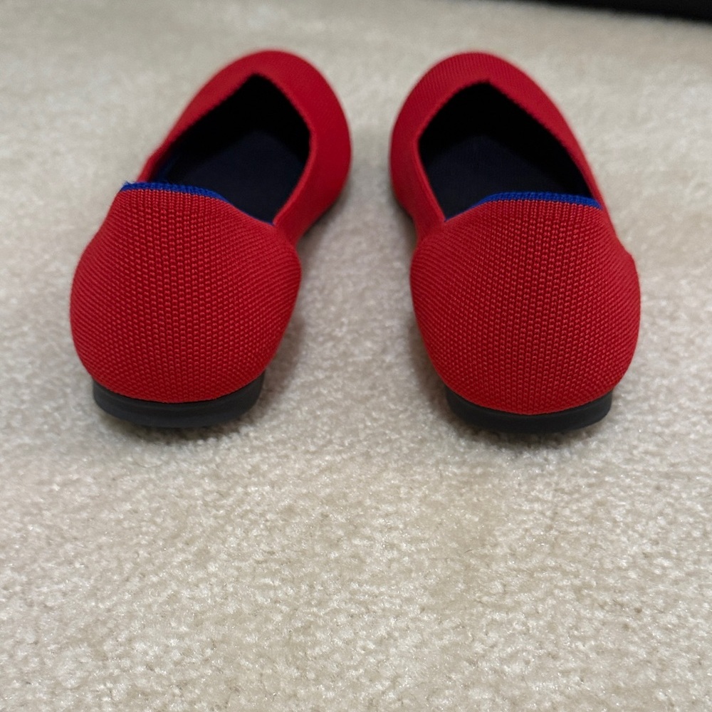 Rothy's Red Knit Slip-On Flats - Picture 7 of 8